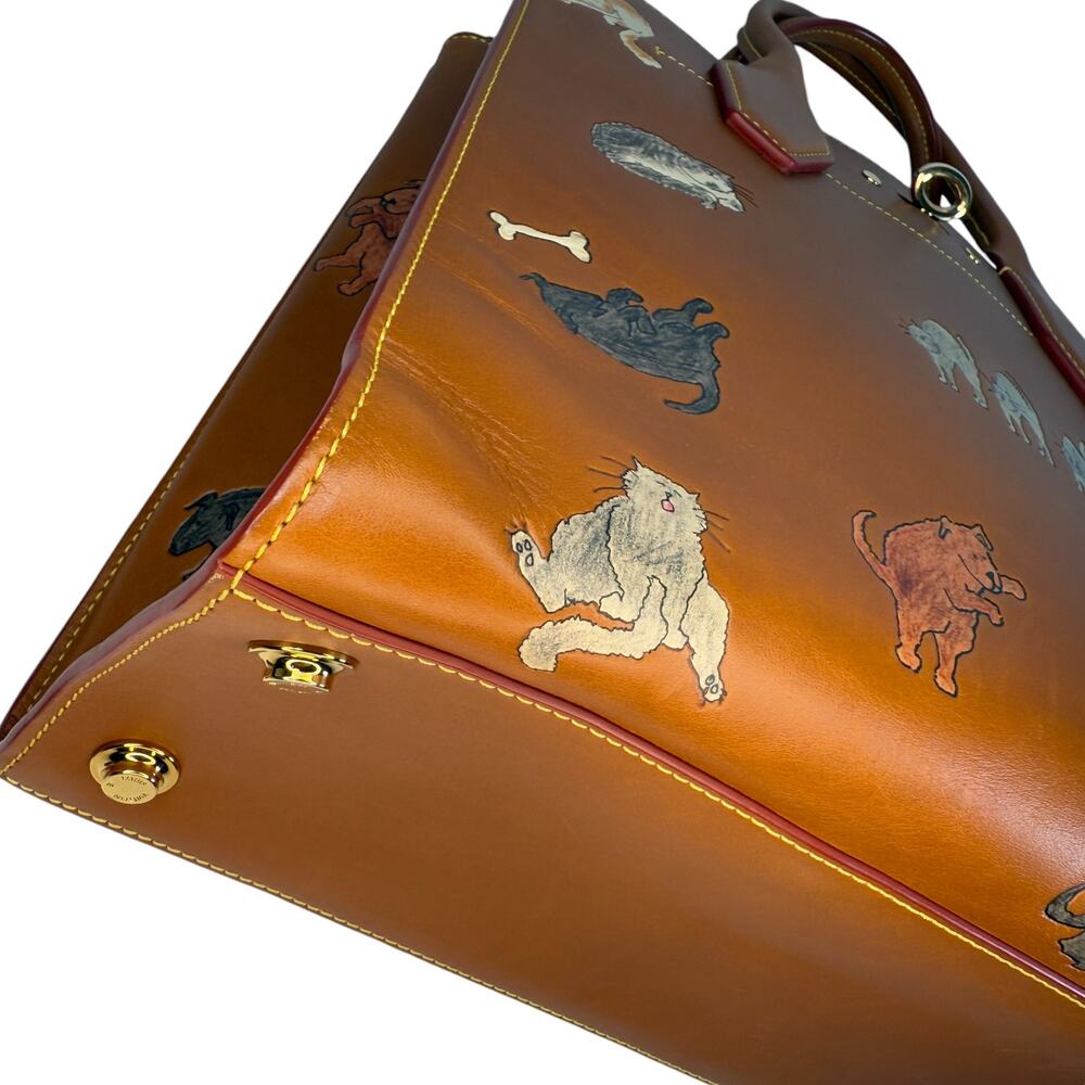 Louis Vuitton Catogram City Steamer bag MM cat tote Grace Coddington Rare LV - Picture 13 of 16